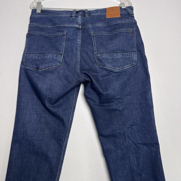Tommy Bahama Men's Straight Leg Jeans Sz 32x27 Short Dark Wash Blue - Picture 10 of 14